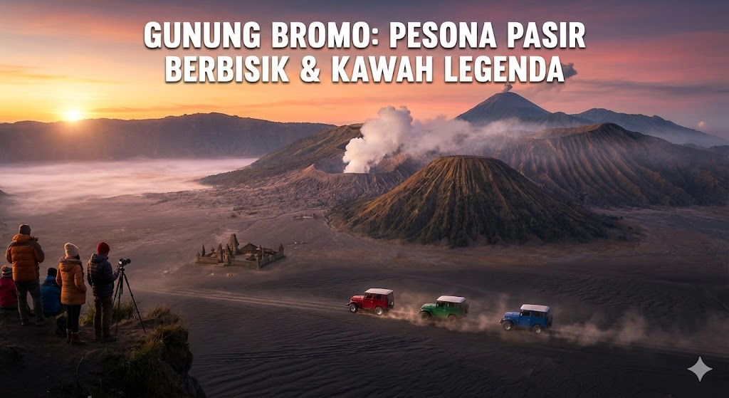 Gunung Bromo: Pesona Pasir Berbisik dan Kawah Legendaris